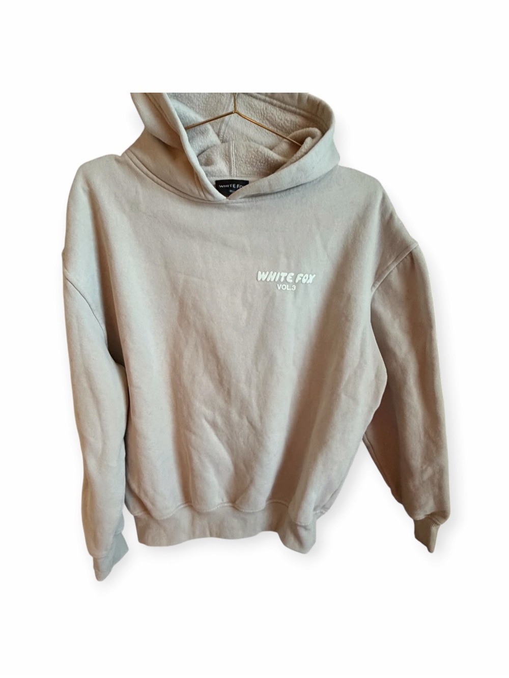 WHITE FOX Offstage Vol. 3 Oversized Hoodie Sand XS/S